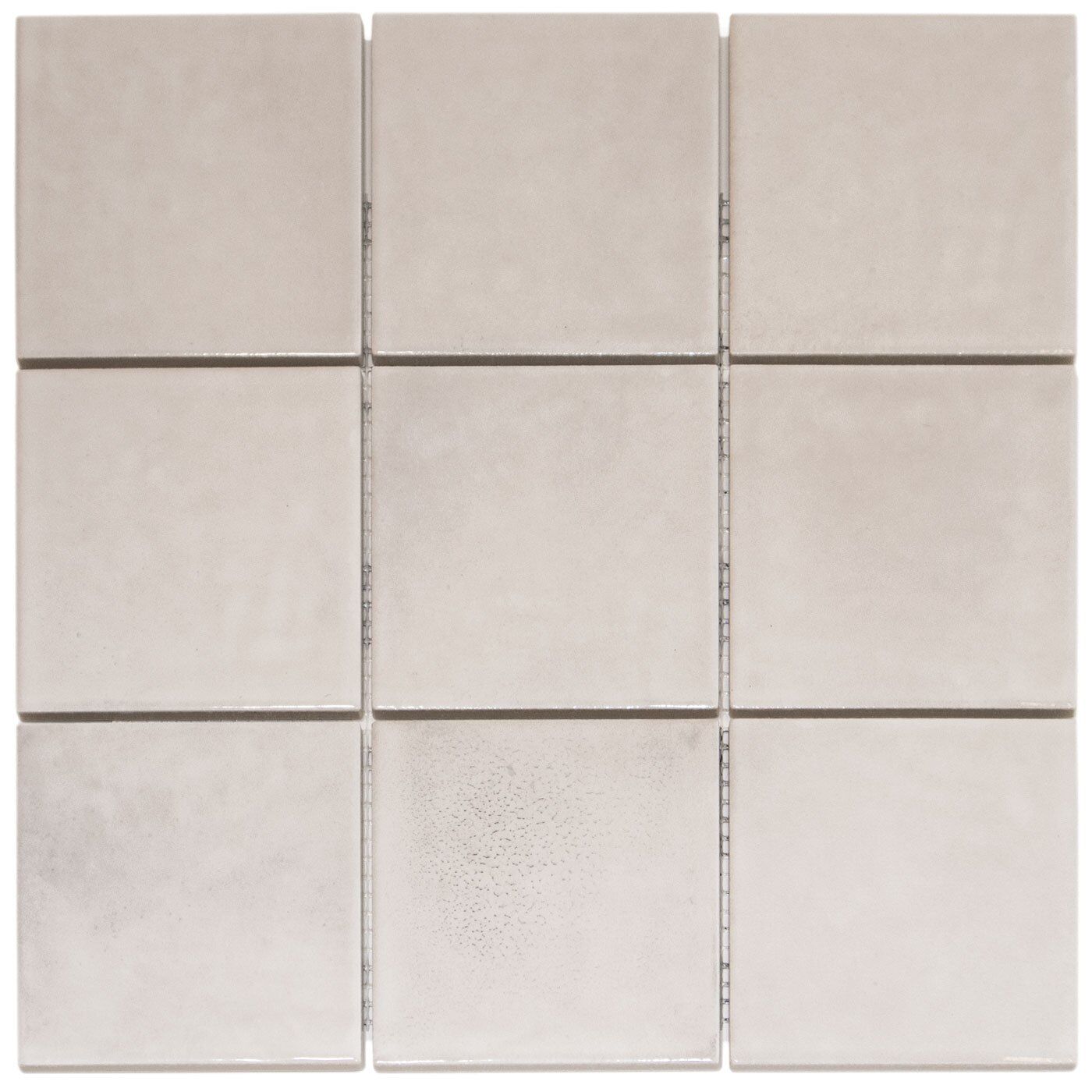 kag10051 kasba white glossy tmf The Mosaic Factory Kasba Mozaïek Tegel Vierkant - Wit Mat Porselein 297x297 mm