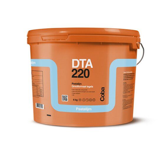 COBA DTA 220 PASTA TEGELLIJM WIT 6KG GROOTFORMAAT TEGELS