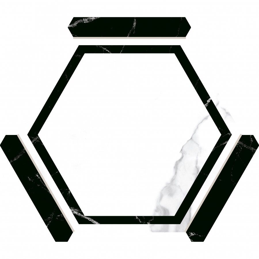 Monopole Avant Hexagon Tegels Nevada Day 22 x 25 CM Porselein