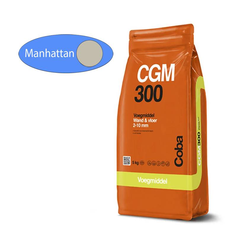 coba coba cgm 300 Manhattan 5 kg wand en vloertegels 1 Coba CGM 300 Voegmiddel Manhattan 5KG vloer en wand