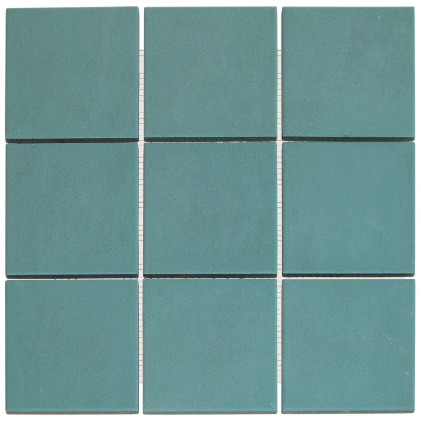 kam10025 kasba bleu océan mat tmf The Mosaic Factory Carrelage Mosaïque Kasba Carré - Porcelaine Bleu Océan Mat 297x297 mm