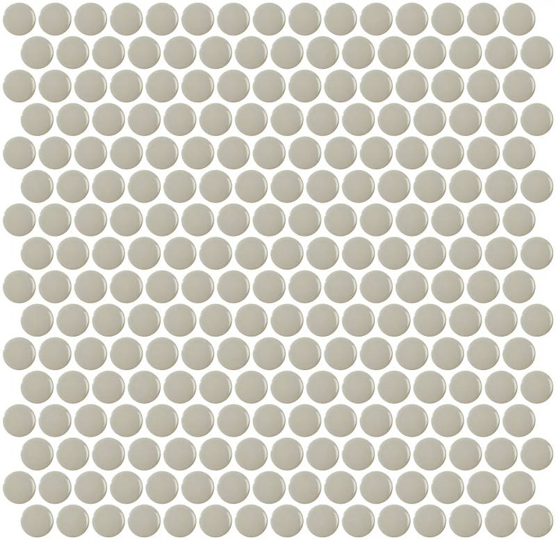 1b3f9b5e d254 4831 baca 2c1fcadfc2fb Mosaikfliesen Penny Grey Gloss 31,5x29,1 – Rund Wand und Boden Glasiertes Feinsteinzeug