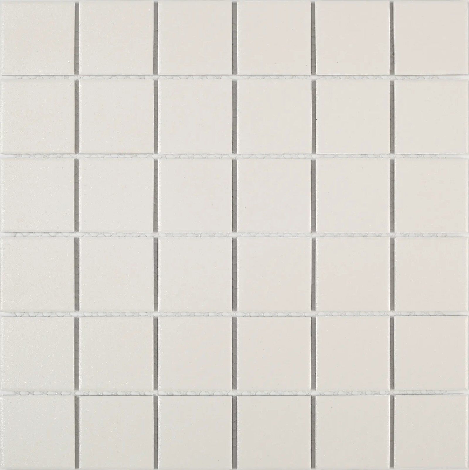 3c1c7334 7576 4e26 bd56 4ca05cae461c Mosaikfliesen Dover White 5x5 Anti-Rutsch 30,6x30,6 – Quadratisch Wand und Boden Unglasiertes Feinsteinzeug