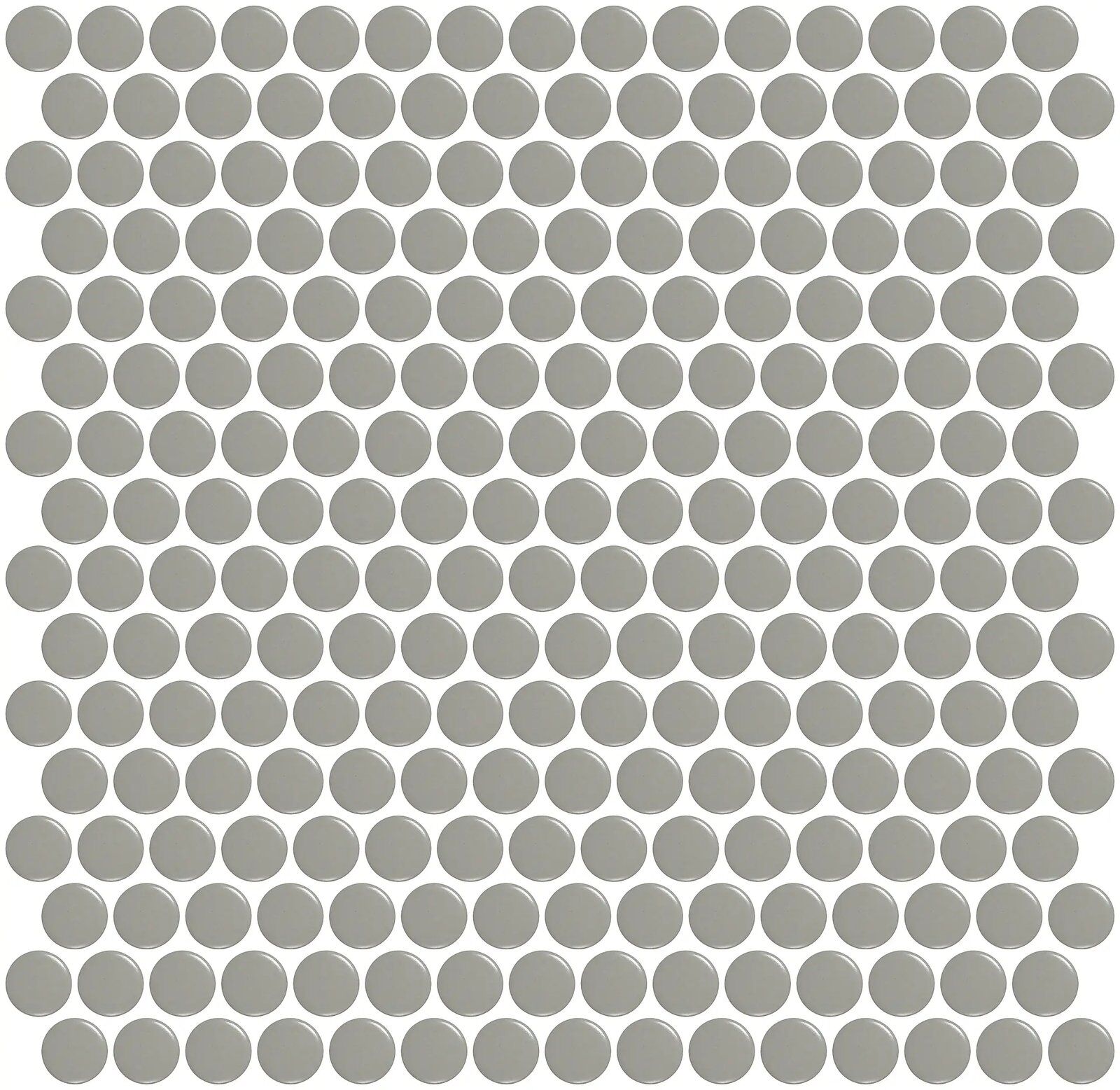 4c4dfda1 16a5 412d bfe 7a835a42de58 Carrelage mosaïque Penny Grey Mat 31,5x29,1 - Rond Mur et sol Grès cérame émaillé