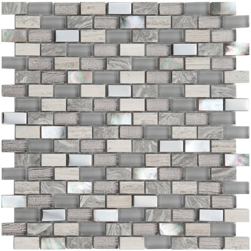 523107e5 fe5a 46ce 8ab0 d80b18f8d06d Mosaic tiles Nacar Stone 30x30 - Rectangle Wall Tiles Glass