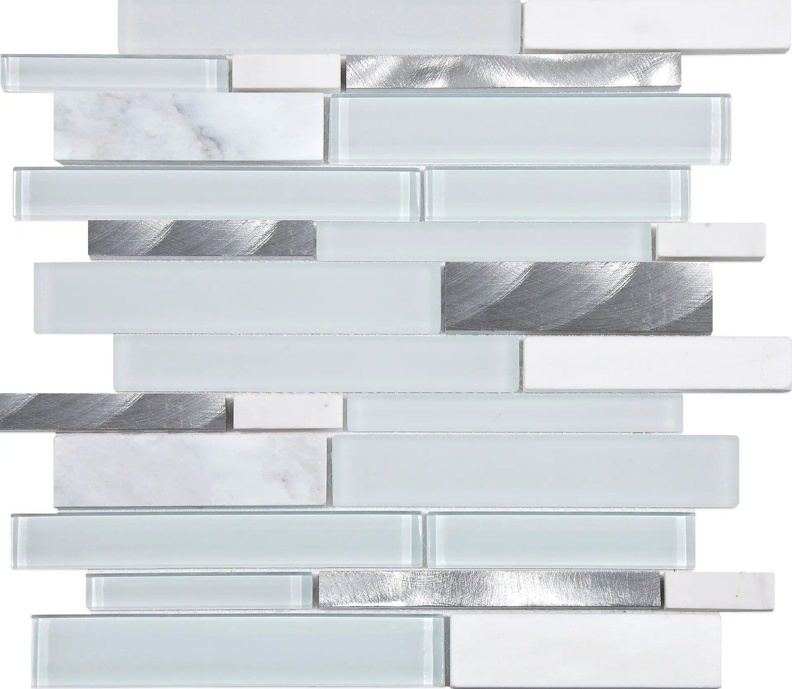 55ed6aae 7ad4 480d 8273 6e2163aba36c Mosaic tiles Mojave Salt 30x30 - Rectangle Wall Tiles Glass