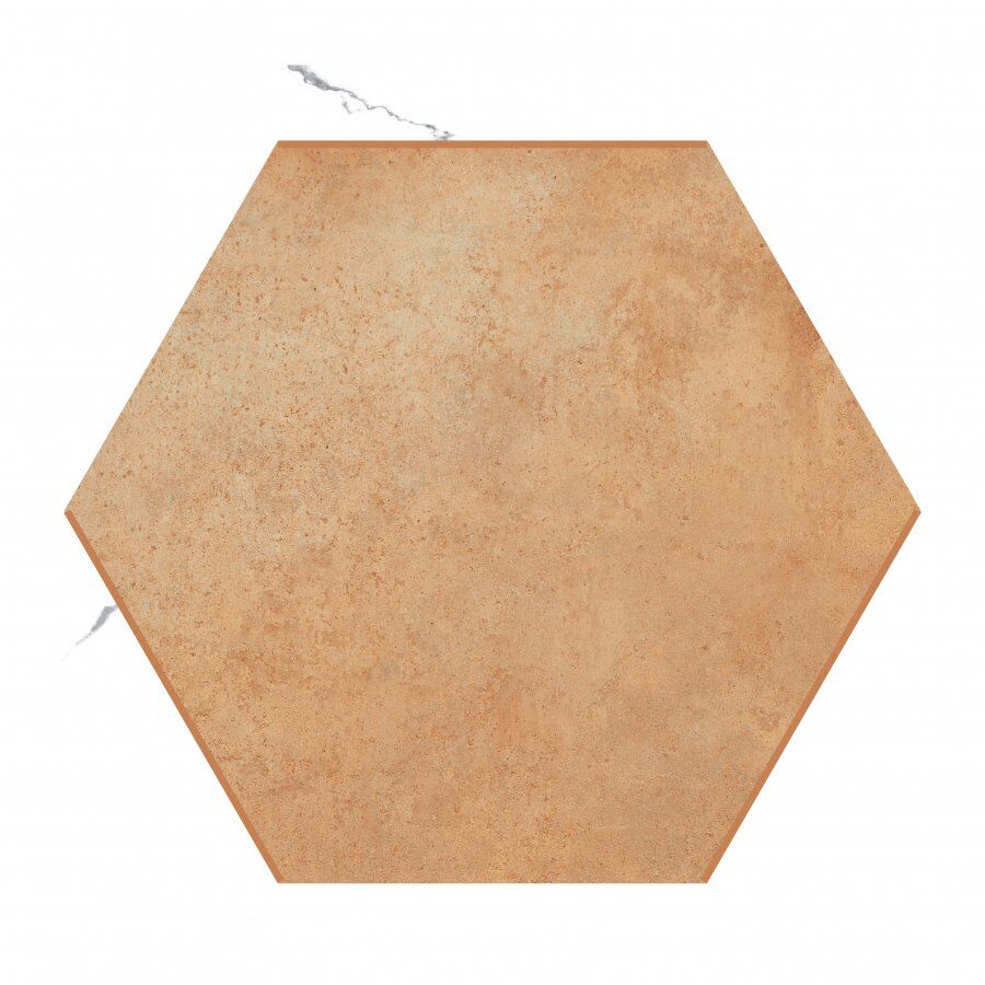 Monopole Avant Hexagone Carreaux Menorca Cotto 22 x 25 CM Porcelaine