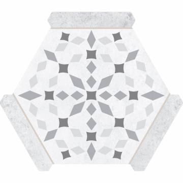 Monopole Avant Hexagon Tiles Oxford 22 x 25 CM Porcelain